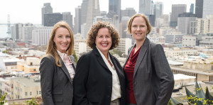 Margo Hasselman, Teresa Renaker and Kirsten Scott
